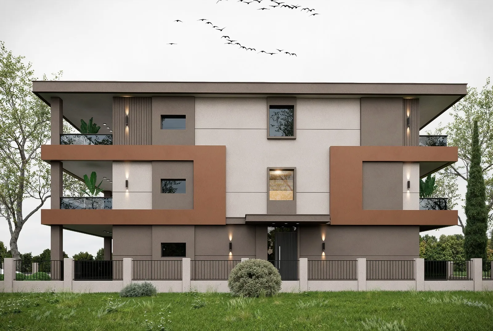 Yaşam Konutları Gömeç Mühendislik Dış Cephe